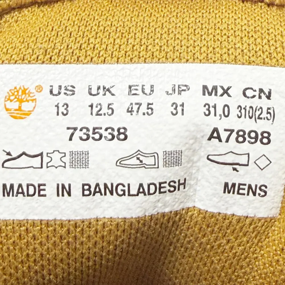 Timberland Heritage Waterproof Chukka Boot Wheat M13 Utility Workwear Streetwear